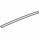Mopar 68285790AG Upper Molding, Rear Passenger Side