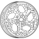 Mopar 4755554AA Wheel, Alloy