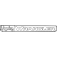 Mopar 68506268AC Nameplate, Front