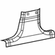 Mopar 1UD02DX9AC Lower Center Pillar Trim, Black, Passenger Side