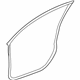 Mopar 5074512AA Door Weatherstrip, Front Passenger Side