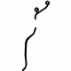 Mopar 5093071AA Tension Cable, Rear