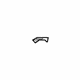 Mopar 1XT90DX9AB Belt Guide, Black, Rear