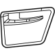 Mopar 68408106AA Grille Surround, Front Lower Passenger Side