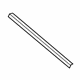 Mopar 68271686AC Belt Weatherstrip, Front Inner Passenger Side