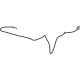 Mopar 68290772AD Release Cable, Front
