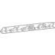 Mopar 6LF70TX7AA Upper Trim, Rear