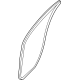 Mopar 68479378AA Body Weatherstrip, Front Inner