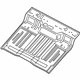 Mopar 68276318AD Rear Floor Pan