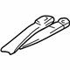 Mopar 5DW45XDV Buckle End, Slate Gray, Rear Center Outer