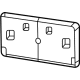 Mopar 68411207AA License Bracket, Front