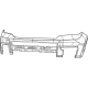 Mopar 68538437AA Bumper Cover, Front Upper