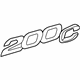 Mopar 68146419AB Nameplate, Rear