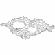 Mopar 4877621AD Engine Cradle, Front
