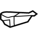 Mopar 68243855AA Rear Bracket, Upper Driver Side