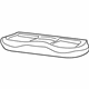 Mopar 68288734AA Cushion Cover, Rear