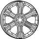 Mopar 4755410AA Wheel, Alloy