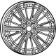 Mopar 4755413AA Wheel, Alloy