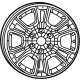 Mopar 4755405AA Wheel, Alloy
