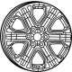 Mopar 4755409AA Wheel, Alloy