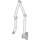 Mopar 5LA361D2AG Lap & Shoulder Belt, Black/Gray, Front Outer Passenger Side