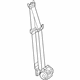 Mopar 1VA691L2AE Lap & Shoulder Belt, White, Front Driver Side