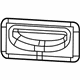 Mopar 5HJ46DX9AC Center Belt Assembly Bezel, Black/Gray, Front