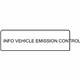 Mopar 68520556AA Emission Label