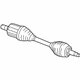 Mopar 68494387AA Axle Assembly, Front Driver Side