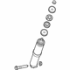 Mopar 68443194AB Shock Absorber, Rear
