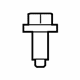 Mopar 6107044AA Front Driver Speaker Screw