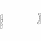 Mopar 68266774AA Radio Bracket, Driver Side