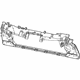 Mopar 68243736AF Radiator Support, Front