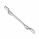 Mopar 68244412AB Lower Tie Bar, Front