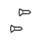 Mopar 6107055AA Coat Hook Screw