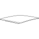 Mopar 68498336AA Sunroof Glass