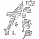Mopar 68552603AC Apron/Rail Assembly, Front