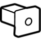 Mopar 6512812AA Door Trim Panel Nut, Center, Plastic