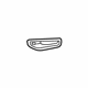 Mopar 68274672AB Fog Lamp Bezel, Front