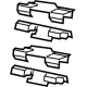 Mopar 68509082AB Brake Pads Hardware Kit