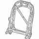 Mopar 68224146AB Seat Back Frame, Front Passenger Side