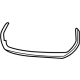 Mopar 6WF30VABAA Upper Molding, Black, Front