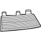 Mopar 6UL58DX8AB Speaker Grille, Rear Passenger Side