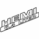 Mopar 68154708AB Nameplate, Black, Front