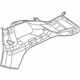 Mopar 1UD04DX9AF Upper Quarter Trim, Black, Rear Passenger Side