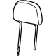 Mopar 7RN61U00AA Headrest, Front