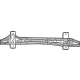 Mopar 68402958AC Impact Bar, Front