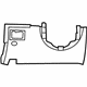 Mopar 5MT27DX9AA Lower Column Cover, Black