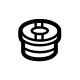Mopar 68403136AA Tank Strap Grommet