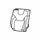 Mopar 6ST12CV5AC Seat Back Cover, Beige/Black, Rear Passenger Side
